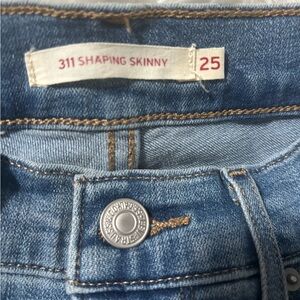 Levi's Blue Denim Shaping Skinny Jeans